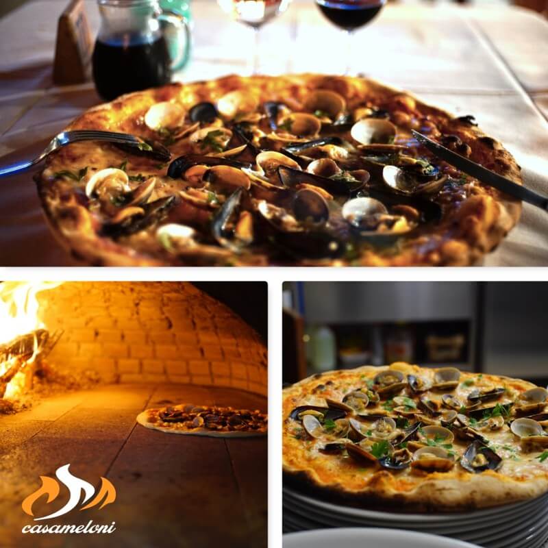 Porto Giunco: la nostra Pizza con cozze e arselle fresche | Casameloni Pizza e BBQ a Villasimius