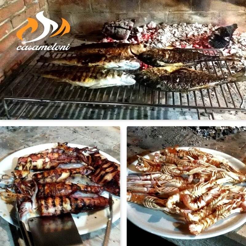 Pesci calamari e crostacei locali alla griglia….solo su prenotazione | Casameloni Pizzeria e Barbecue a Villasimius