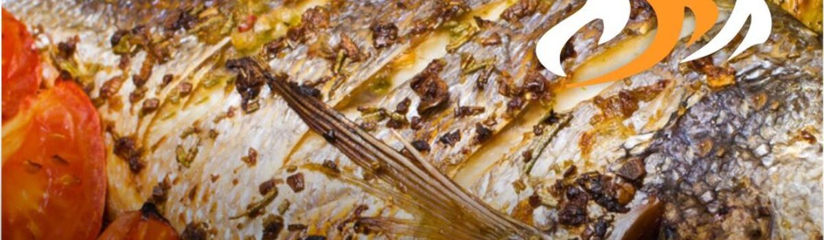 Il pesce arrosto è uno dei piatti più apprezzati e Casameloni lo sa bene.